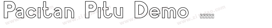 Pacitan Pitu Demo字体转换